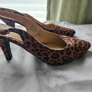 George cheetah print heels 7 1/2